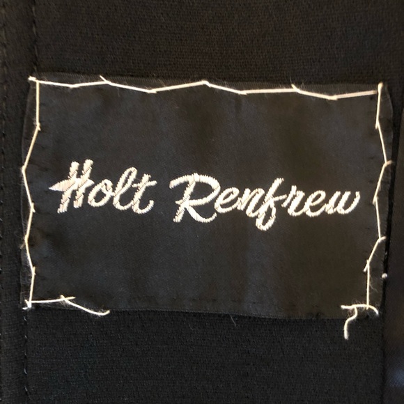 Vintage Holt Renfrew long sleeve blazer or jacket in black. Size XS. - Picture 4 of 6